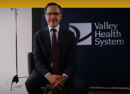 Jose Guillem MD, sitting being interviewed