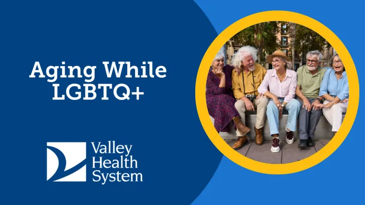 group of happy, healthy, seniors from the LGBTQ+ community