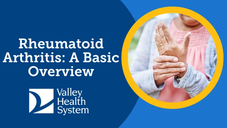 Rheumatoid arthritis: a basic overview (photo of someone rubbing their joints on their hands)