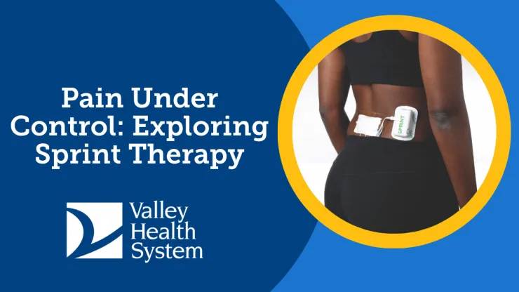 Sprint therapy being used on a person's back