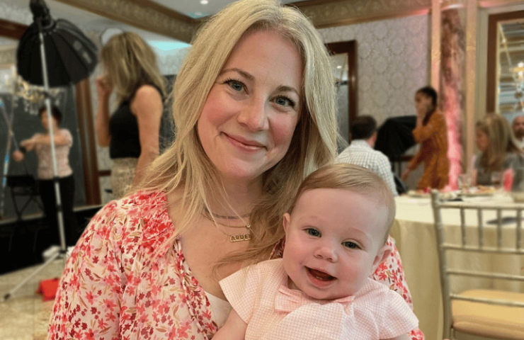 Jill and her baby