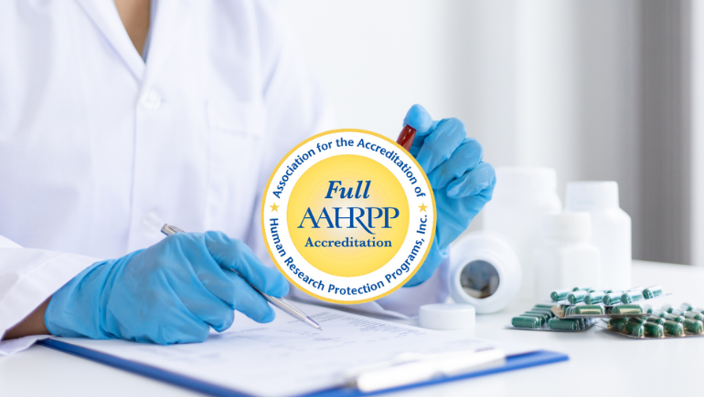 Valley's Human Research Protection Program Re-Accredited