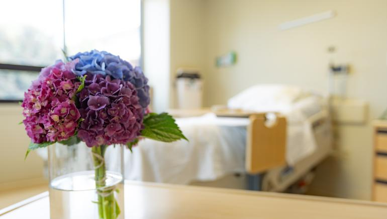 room at recovery and wellness center at Valley Health System