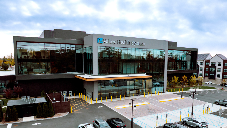 exterior of Valley Health System - Montvale Campus