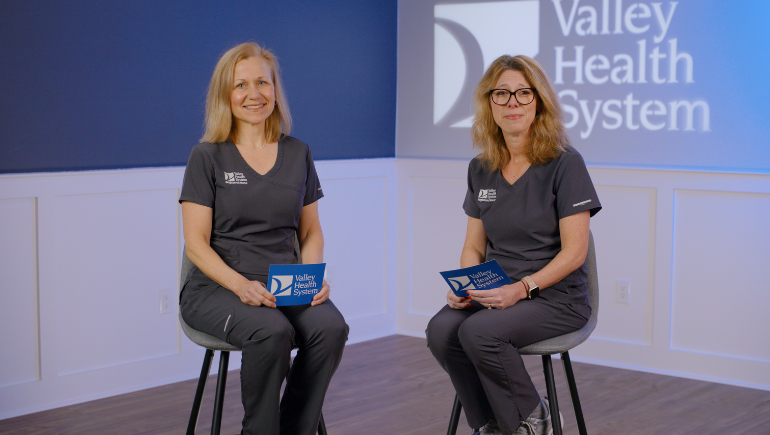 Rebecca Kingston, RN, Lactation Consultant and Jessica Kolkebeck, RN, Lactation Consultant