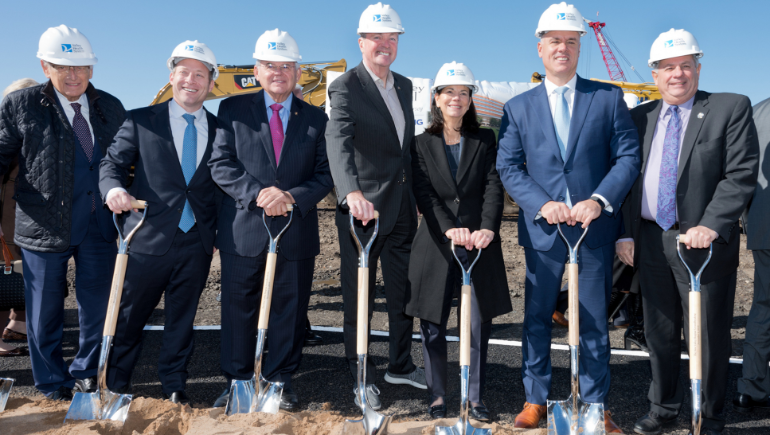 groundbreaking for the new Valley Hospital 