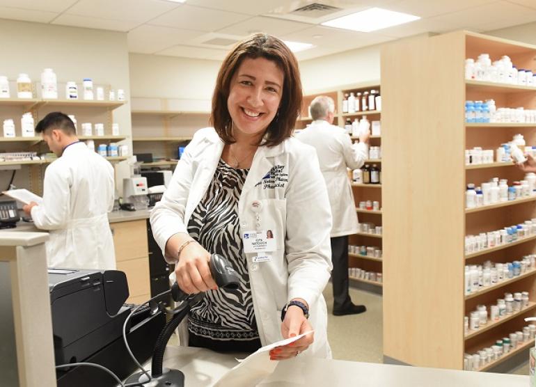 Pharmacist at The Valley Hospital's retail pharmacy