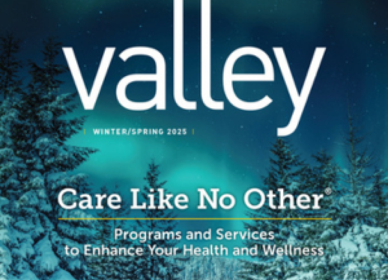Valley magazine cover - Winter/Spring 2025