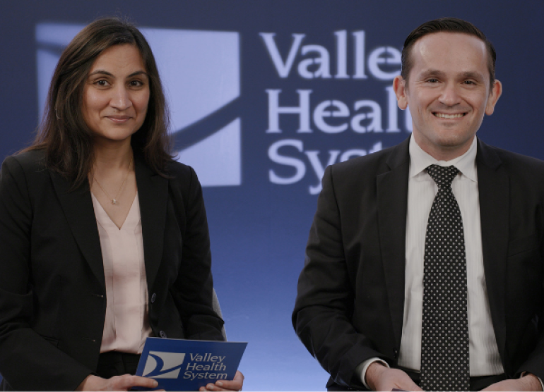 Valley doctors filming a Virtually Valley video
