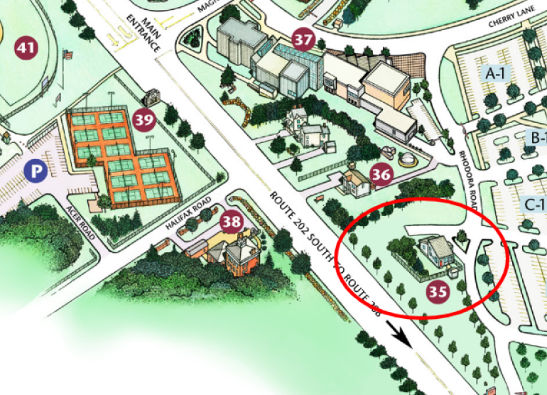 Ramapo College campus map