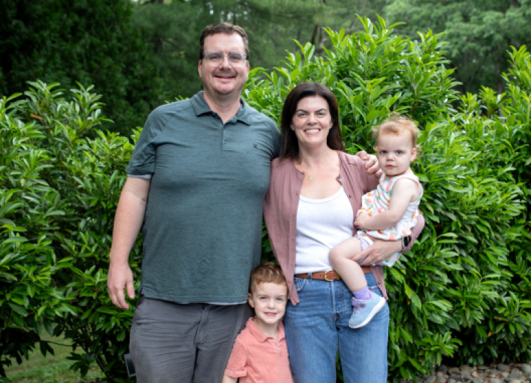 Jill Gray and family