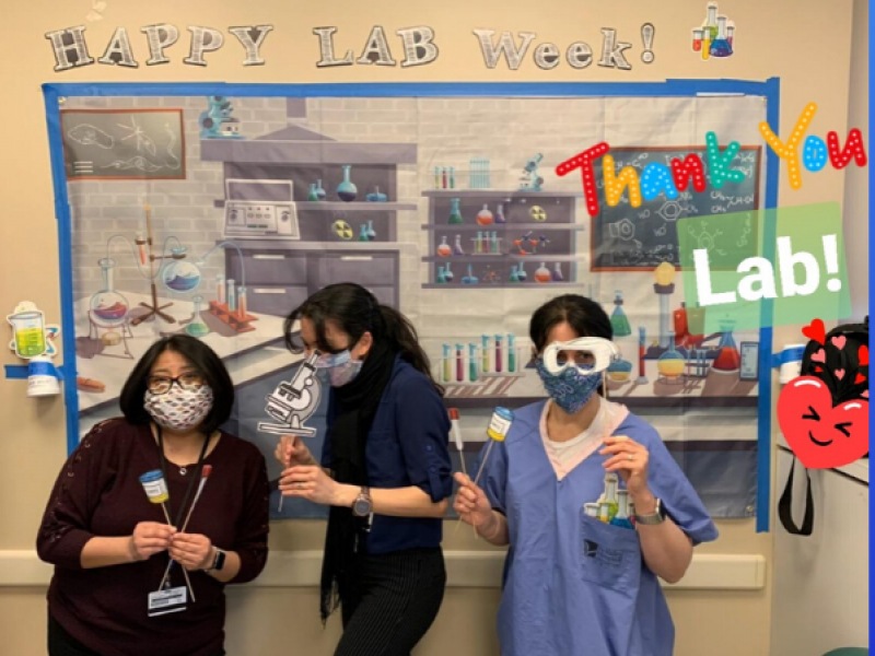 Valley's laboratory team celebrates National Medical Laboratory Professionals’ Week