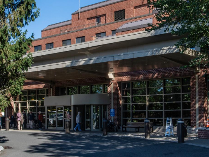 The Valley Hospital Main Entrance