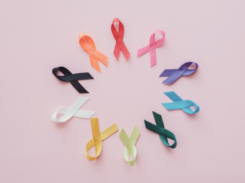 world cancer day ribbons