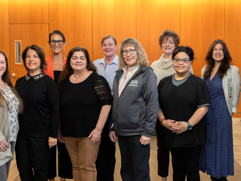 group of home care nurses