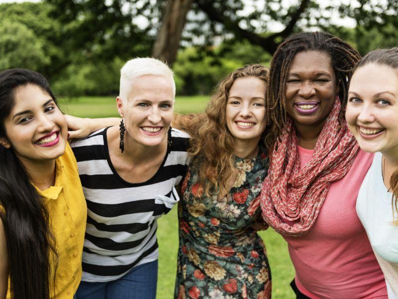 group of women of different ages