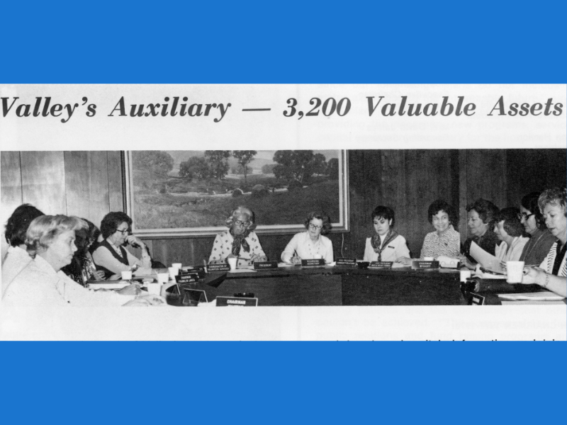 The Valley Auxiliary members in the 1940s.