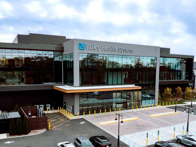 exterior of montvale campus market street building