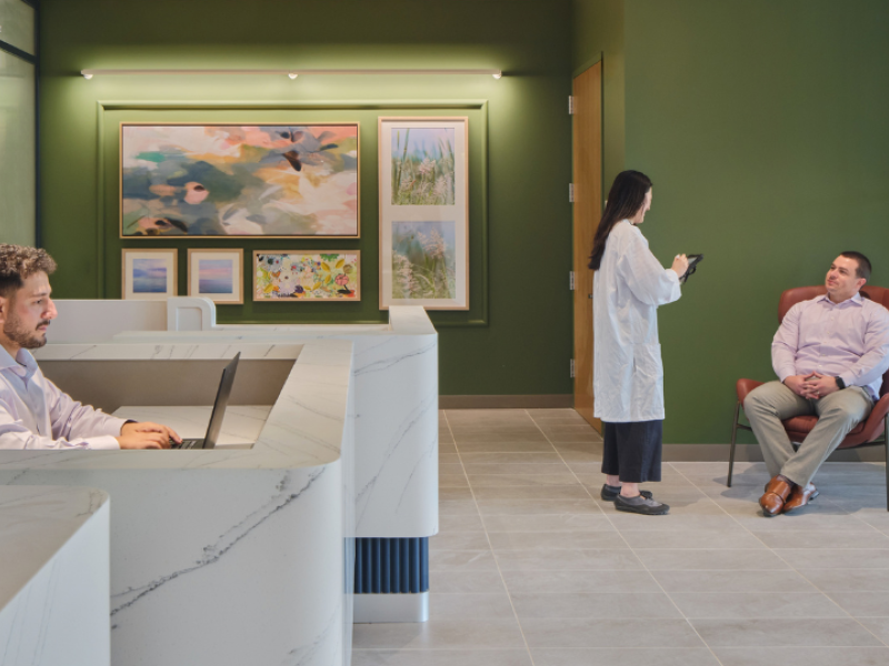 VMG Montvale Campus - Second Floor Patient Waiting Area
