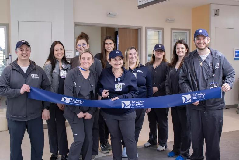 group of nurses inside new hospital
